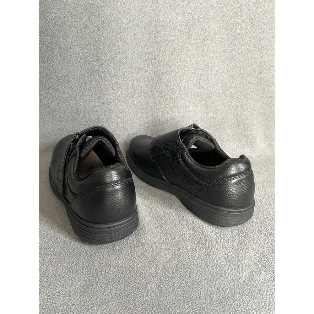 Orthofeet 510 Shoes Mens Size 12 XX-Wide Black Leather Orthopedic Comfort New!